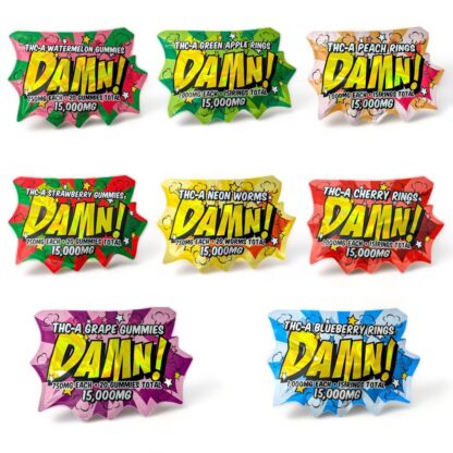 DAMN THC-A Gummies - 15,000MG